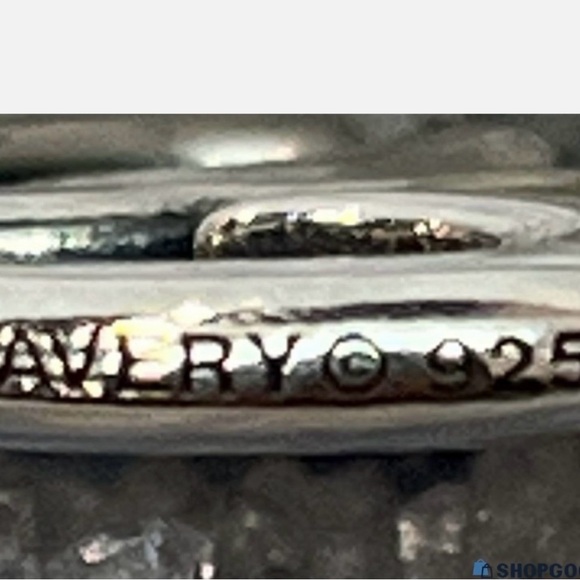 RETIRED James Avery Open Floating Butterfly Pendant retired - Picture 3 of 3